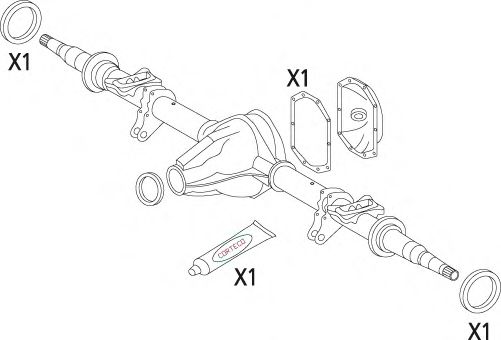 Set garnituri, diferential