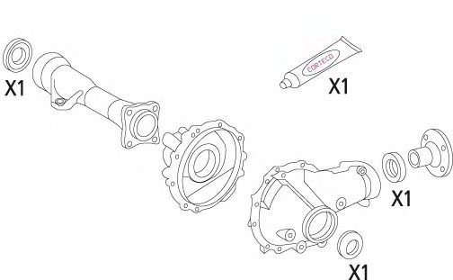 Set garnituri, diferential