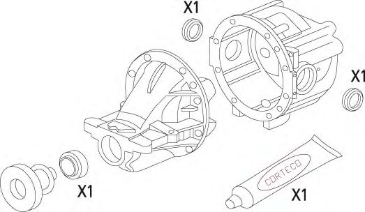 Set garnituri, diferential