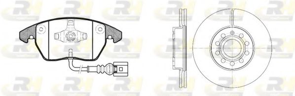 Set frana, frana disc