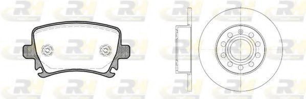 Set frana, frana disc
