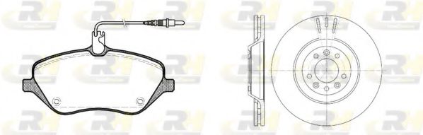 Set frana, frana disc