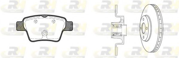 Set frana, frana disc