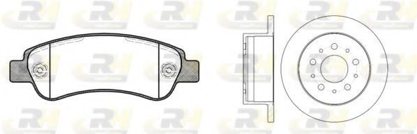 Set frana, frana disc