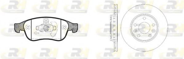 Set frana, frana disc