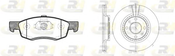 Set frana, frana disc