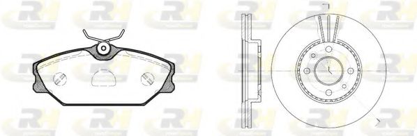 Set frana, frana disc