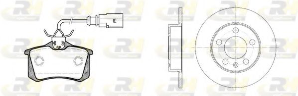 Set frana, frana disc