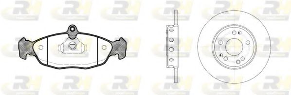 Set frana, frana disc