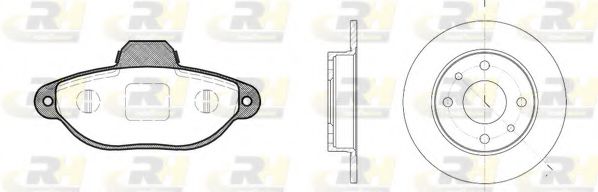 Set frana, frana disc