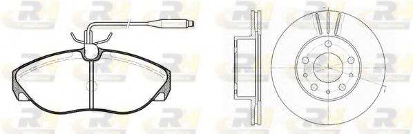 Set frana, frana disc