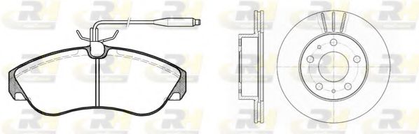 Set frana, frana disc