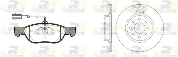 Set frana, frana disc