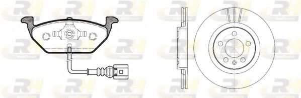 Set frana, frana disc