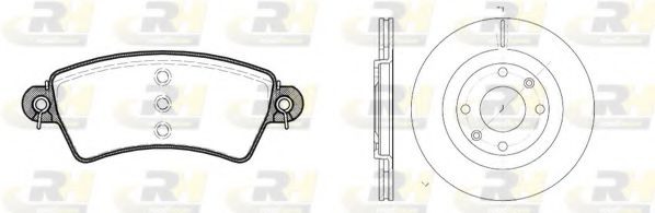 Set frana, frana disc