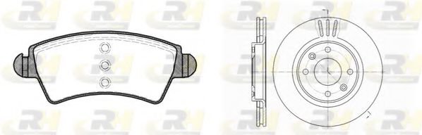 Set frana, frana disc