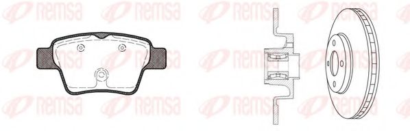 Set frana, frana disc
