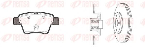 Set frana, frana disc