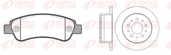 Set frana, frana disc