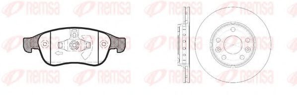 Set frana, frana disc