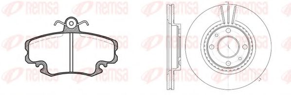 Set frana, frana disc