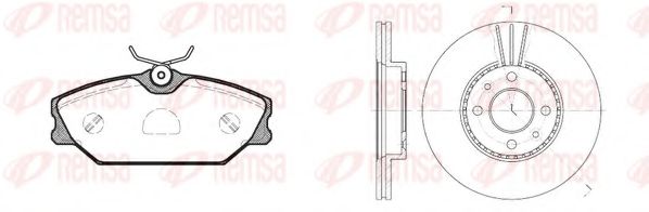 Set frana, frana disc