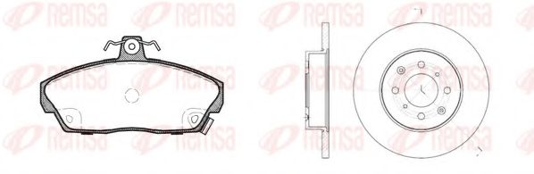 Set frana, frana disc