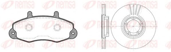 Set frana, frana disc