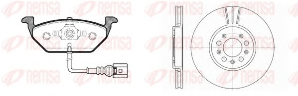 Set frana, frana disc