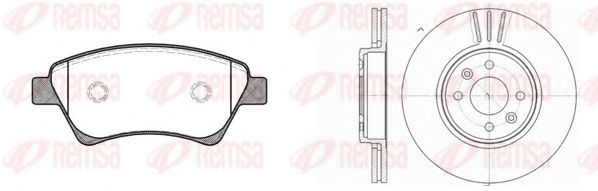 Set frana, frana disc