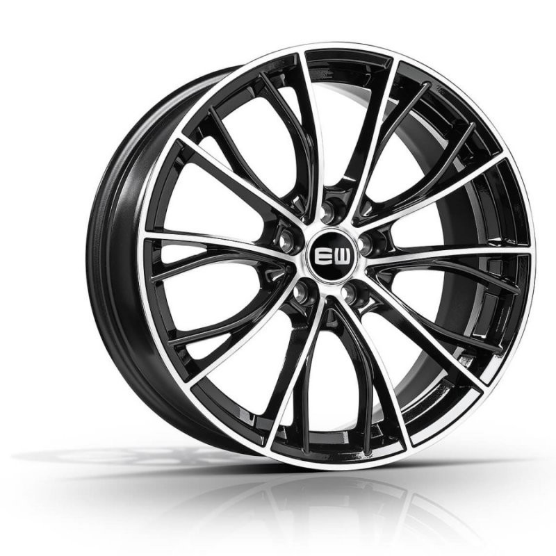 Elite Wheels LIGHT 18, 8, 5, 112, 30, 66.6, black polished, 