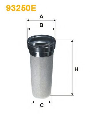 Filtru aer secundar