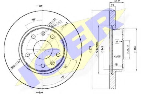 Disc frana