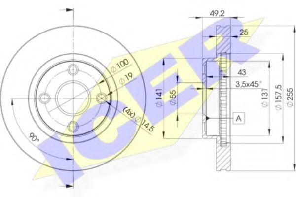 Disc frana