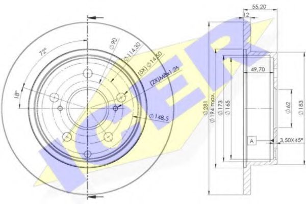 Disc frana