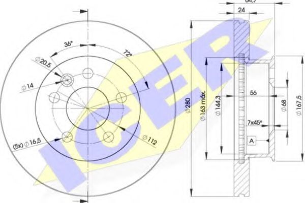 Disc frana