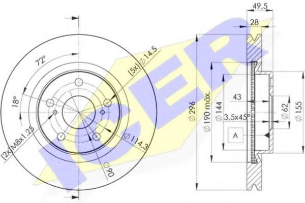 Disc frana