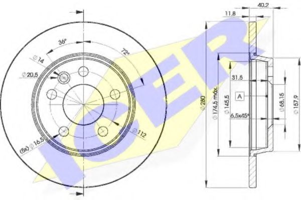 Disc frana