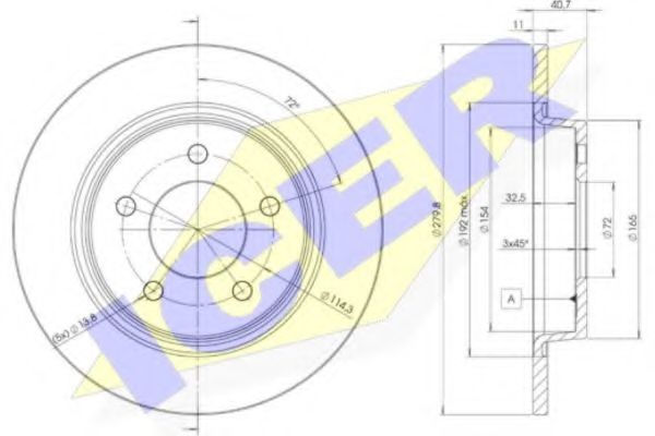 Disc frana