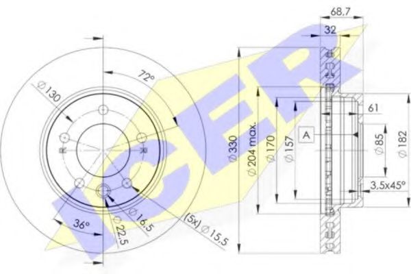 Disc frana