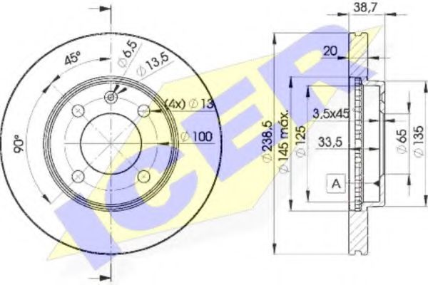 Disc frana