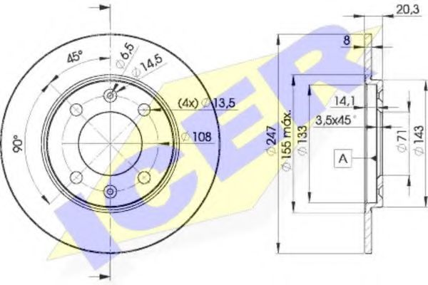 Disc frana