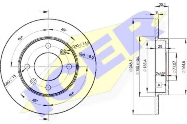 Disc frana