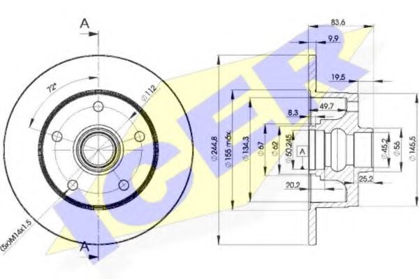 Disc frana