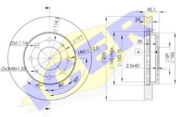 Disc frana