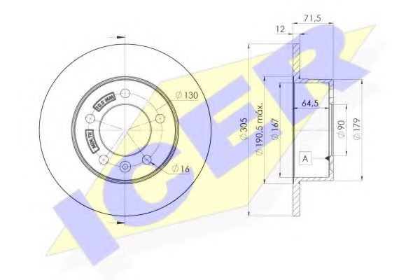 Disc frana