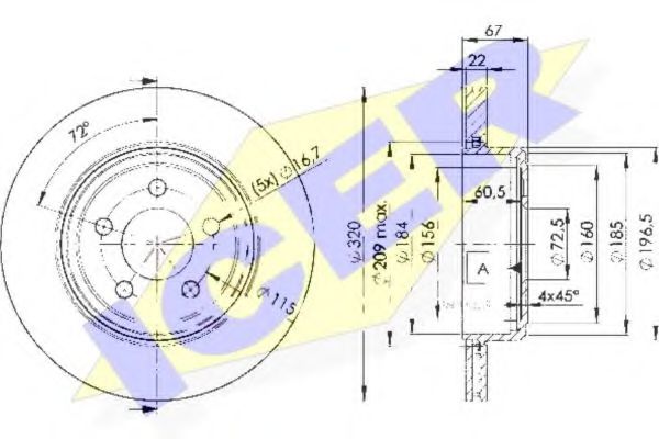 Disc frana