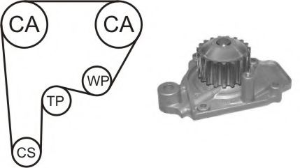 Set pompa apa + curea dintata