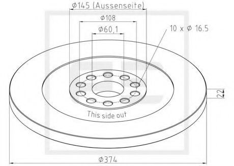 Disc frana