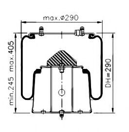 Burduf, suspensie pneumatica